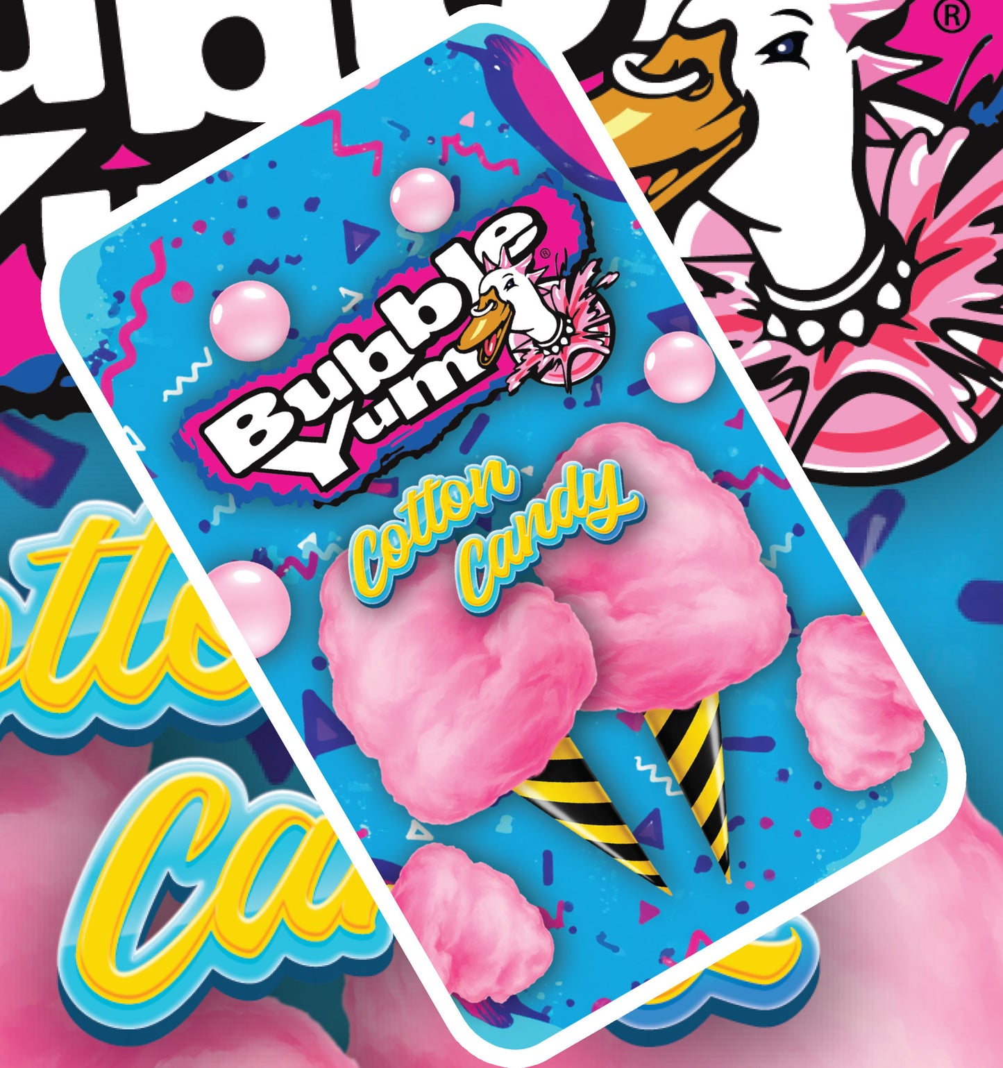 Bubble Yum Cotton Candy