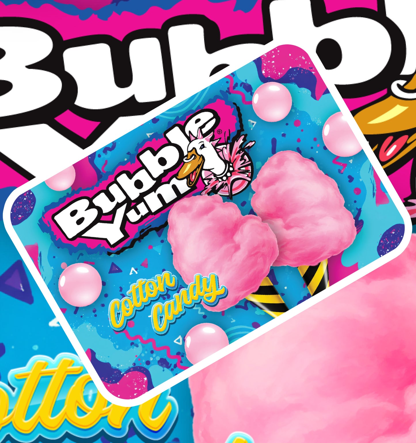Bubble Yum Cotton Candy