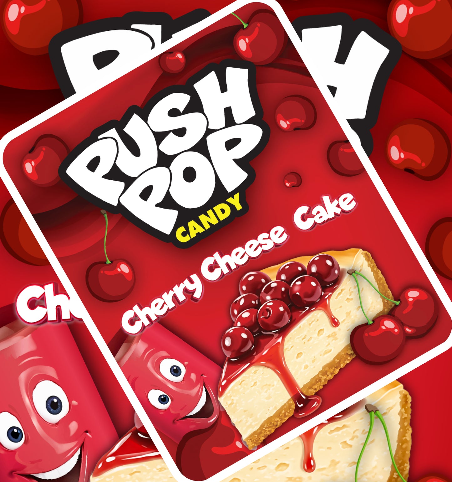 Pushpop Cherry Cheesecake