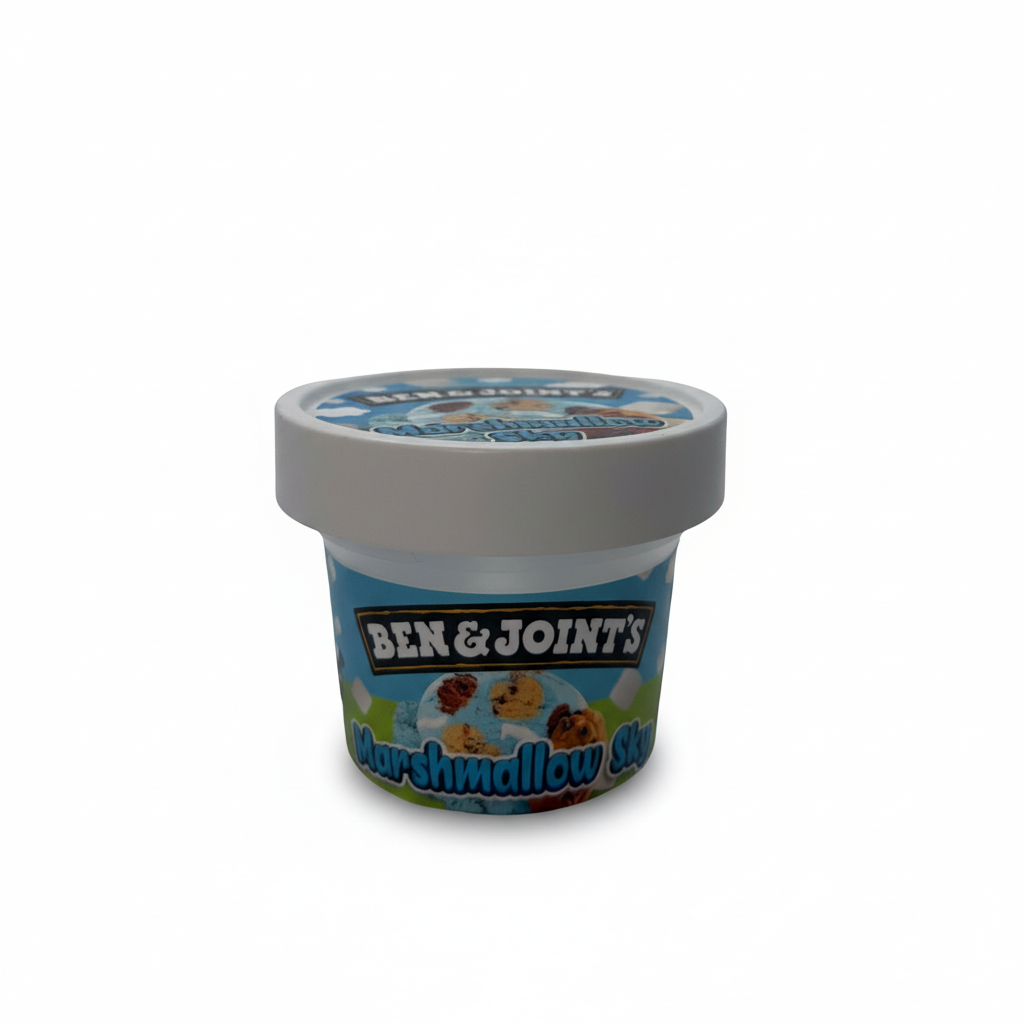 Ben & Joint's Marshmallow Sky Ice Cream