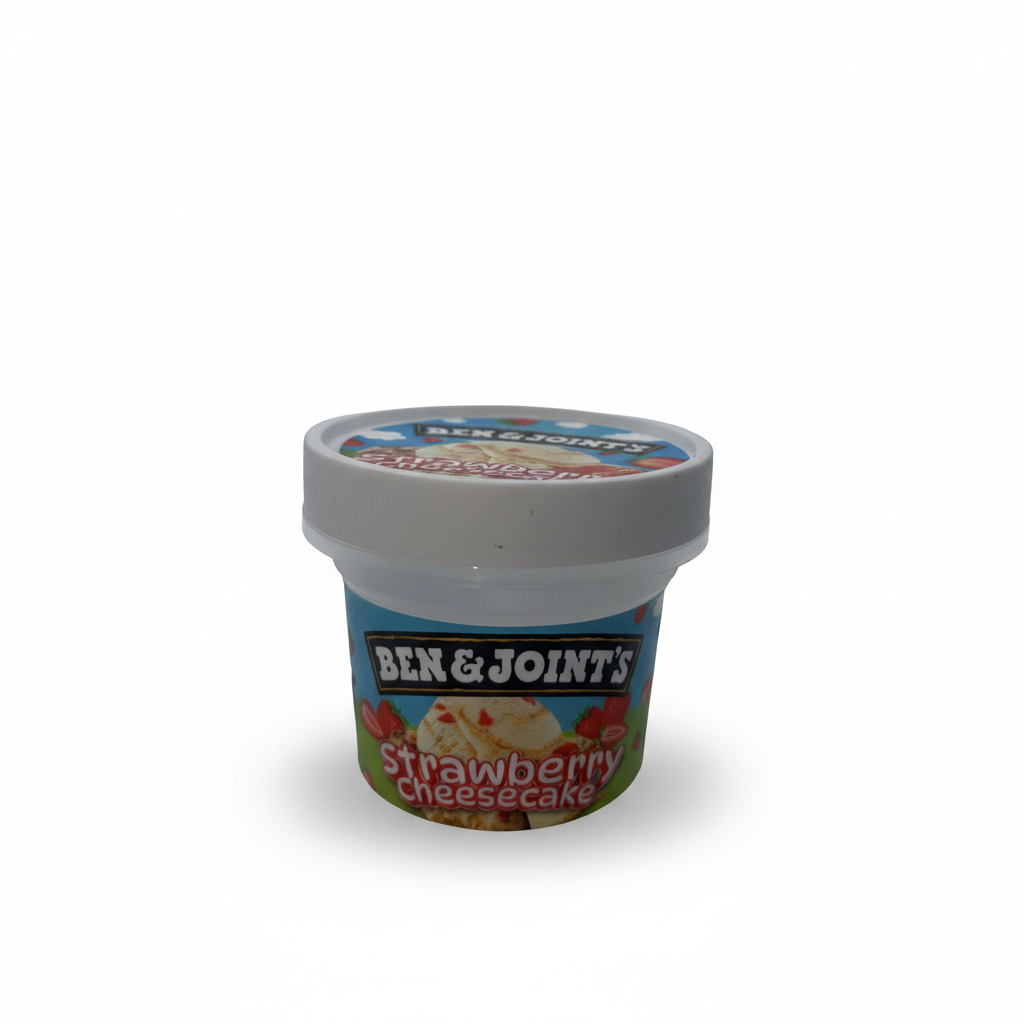 Ben & Joint's Strawberry Cheesecake Ice Cream