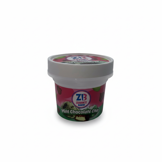 Zabin's Baked Mint Chocolate Chip Ice Cream