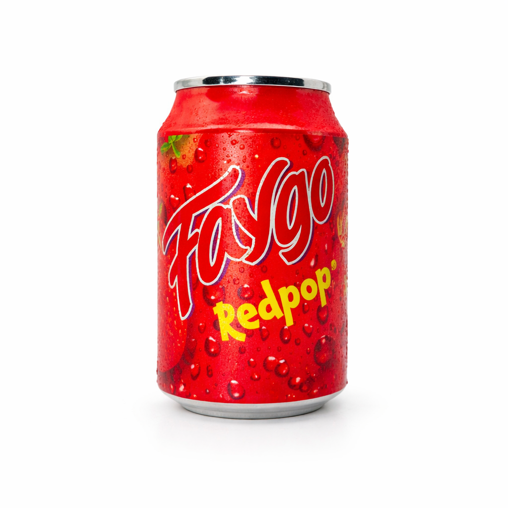 Faygo red pop can