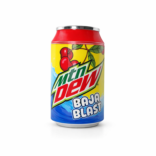 Mt dew baja blast can
